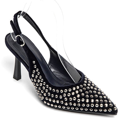 Sandales à Talon Élégantes à Strass – Glamour & Raffinement