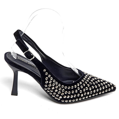 Sandales à Talon Élégantes à Strass – Glamour & Raffinement