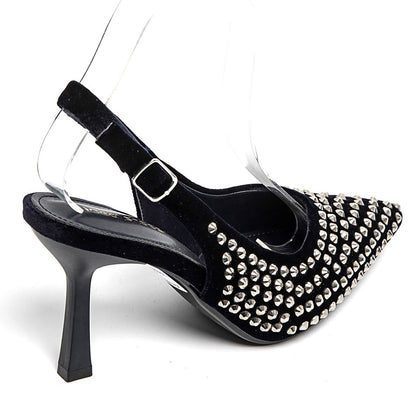 Sandales à Talon Élégantes à Strass – Glamour & Raffinement